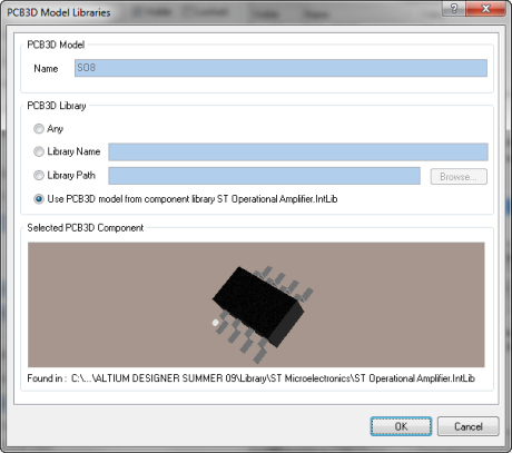 altium designer local footprint library