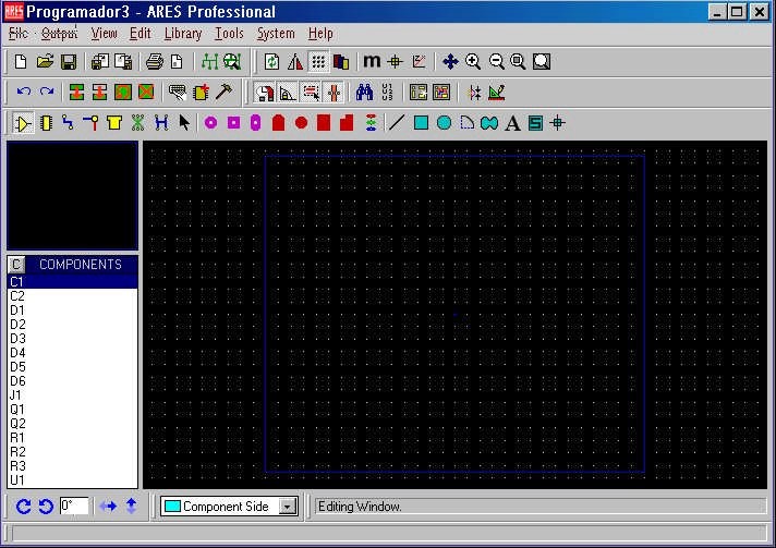 proteus show pin numbers ares