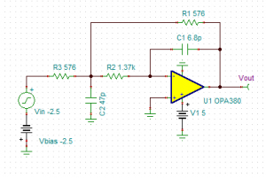 10 MHz Low Pass Filter - YouSpice