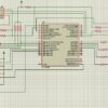 Board with PIC18F4550 with USB peripheral