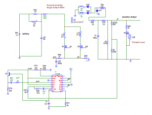 Forward Converter 200W single output - YouSpice