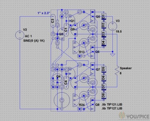 layout 10 watt amplifier