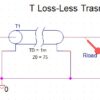 Less-Loss and Lossy Transmission Line SPICE simulation