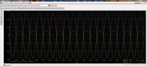 Negative and positive first op amp output