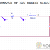 Resonance of RLC series circuit