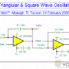 Triangular and Square Wave Oscillator