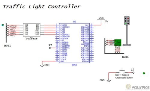 8052 controller schematic