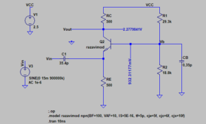 Common Base Simple amp