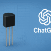 SPICE Modeling of the 2N2222 BJT Using ChatGPT